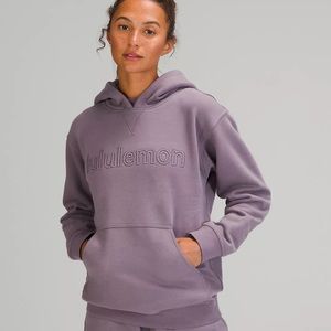Lululemon All Yours Graphic Hoodie color Dusky Lavender